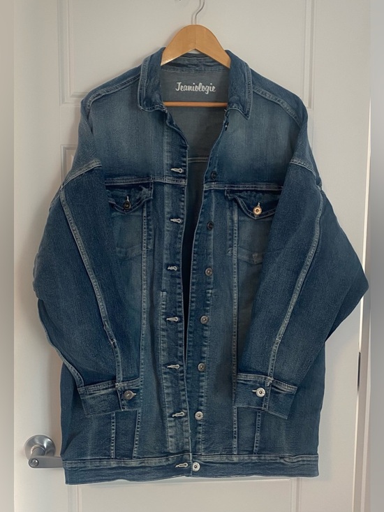 Jeaniologie Other - Men's Blue Denim Jacket Long XL Jeaniologie Streetwear Hip Hop